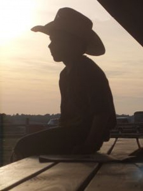 Le garçon au chapeau de cow-boy