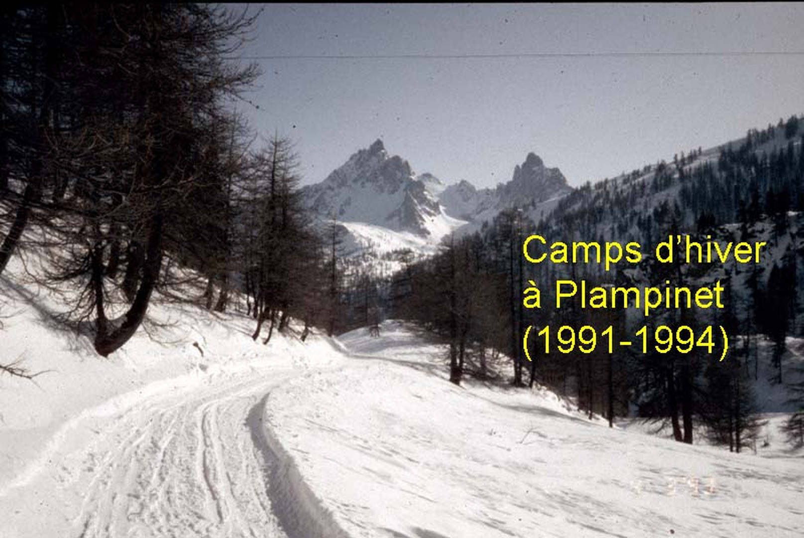 Ski à Plampinet (1991-1994)